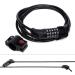 Qeedo Bike Trailer Lock - 2.5m x 8mm Bicycle Cable Lock for Secure International Shipping - Buy Online on SooperMarket.com