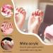 Dawafit 1 Pc Resin Stone Color Nail Art Ring Palette Finger Ring Plate Acrylic Uv Gel Polish Cream Foundation Mixing Nail Art Equipment - Buy Online on SooperMarket.com
