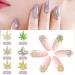 60 Pieces 3D Leaf Nail Charms Set - Charming Style for Nail Art Decorations & DIY Crafts - Buy Online on SooperMarket.com