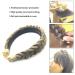 Wide Braided Headband Hoop Fashion Hair Accessories for Women and Girls - Golden Brown - Buy Online on SooperMarket.com