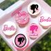 24 x Pre-Cut Barbie 7 Edible Stand up Wafer/Rice Paper Cupcake Cake Toppers Birthday Party Pink Decorations