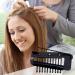 4-Piece Hair Extension Clamps - Metal Wig Clinging Snap Brackets for Women - 10 Teeth Black Comb Clips - Buy Online on SooperMarket.com