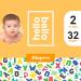 Hello Bello Diapers, 32 Count, Alphabet Soup Design, Size 2 Size 2 (32 Count)