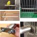 Litewood Stainless Steel Bird Perch Stand Cage Shelf for Parakeet Cockatiel Conure African Grey Macaw - 11.79x0.98inch - Buy Online on SooperMarket.com