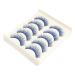 BELLIFFY 5 Pairs Cosplay Lashes Halloween Lashes Eye Lashes Halloween False Lashes Fake Lashes Fake Eyelashes Natural False Eyelashes Soft Light Fake Lash Rhinestone Eyelashes Blue Lashes