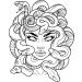 Dopetattoo 6 Sheets Fake Tattoos Medusa Tattoo Temporary Tattoos Suitable for Adult Women Men for Children Boys and Girls