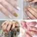 240PCS Short Square Gel Nail Tips Set - Pre-Buffed Artificial Nails Kit for All Nails - Buy Online on SooperMarket.com