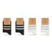 RAFRAY socks - glitter sports socks - sneaker socks in gift box - premium cotton - 4 pairs - size 36-40