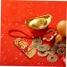 Alipis 1pc Chinese New Year Decoration Car Decor Car Trim Front Door Sitting on The Flannel Red Red 18x6cm - Buy Online on SooperMarket.com