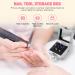 Ranrose Silver Nail Drill Bit Holder Case - 25PCS Holes Organizer Box for Nail Drill Bits - Pink Nail Storage Display Container - Buy Online on SooperMarket.com