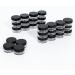 60pcs Black Empty Plastic Cosmetic Sample Containers - Small Jars for Makeup, Eye Shadow, Cream & More - Buy Online on SooperMarket.com