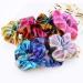 Shiny Metallic Scrunchies - 12 Pieces Elastic Hair Bands for Women and Girls - Buy Online on SooperMarket.com