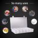 Adjustable 36 Compartment Jewelry Storage Box - Plastic Organizer Container (1 Pack) - Buy Online on SooperMarket.com