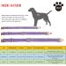 YUDOTE Ultra-Soft Dog Collar for Medium Dogs - Natural Cotton Cord Sensitive Skin Lilac M (1 Pack) - International Shipping Available - Buy Online on SooperMarket.com