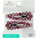 Sparkle Shiny Beautiful Diamante Rhinestone Triangular Shape Snap Hair Clips Wedding Bridal Accessories Multi - Buy Online on SooperMarket.com