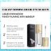 Diamond White Liquid Glitter Eyeshadow - Metallic Icy White with Fine Sparkle, Long-Lasting Formula for Sparkling Eyes - Buy Online on SooperMarket.com