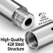 Adjustable 45mm Dance Pole Stainless Steel Connector Tube - 250mm Silver - Buy Online on SooperMarket.com