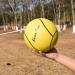 GAMESUN Galvanized Tetherball Set with Yellow Ball - Outdoor Backyard Game with Durable Poles and Rope - Buy Online on SooperMarket.com