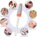 NICENEEDED Tungsten Nail Carbide 5 in 1 Bit Two Way Rotate use for Both Left and Right Handed 3/32 Inch Professional Nail Drill Bits for Fast Remove Acrylic or Hard Gel(Silver Fine) Style 1 - Buy Online on SooperMarket.com