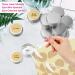 Belicoo 24-Piece Aluminum Empty Pots - 20ml Travel Cream Jars with Screw Caps for Cosmetics Lotion and Candles - Silver - Buy Online on SooperMarket.com