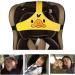 Baby Carseat Head Support Safe Carseat Headrest Band Head Strap for Car Seat Sleep Positioner Fixed Belt Car Seat Neck Protection Belt for Toddler Child Children Kids Infant(Yellow)