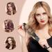 Buy Curling Iron Brush 1.5 Inch - Heated Thermal Brush for Loose Curls Dual Voltage Hairstyling Tool | Perfect Gift for Women & Girls (Silver/Black - Buy Online on SooperMarket.com