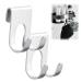 Razor keeper Razorhaken Razor Stand self -adhesive shower shower hook towel hook Utility Storing hooks hook hooks for bathroom kitchen organizer for towel Luffa (silver*2)