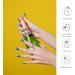 DANNI & TONI Aquamarine Gel Nail Wraps Bundle - 28 Metallic Mirror Self-Adhesive Stickers Set - Buy Online on SooperMarket.com