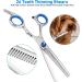 Premium Curved Dog Scissors - Stainless Steel Grooming Scissors for Dogs & Cats | Safety Round Pointed Design - Buy Online on SooperMarket.com
