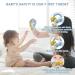 BPA-Free Baby Bite Ring Toy Keys | Teething Aid for Babies 3+ Months | Blue Bite Ring - Buy Online on SooperMarket.com