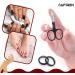 AFTREN Curved Nail Scissors Cuticle Scissors Nails Toenails Brand Quality Extra Fine Sharp for Women Men 4 inch Black - Buy Online on SooperMarket.com