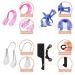 5 Pieces Nose Up Lifting Clips - Silicone Nose Bridge Slimming Beauty Tools for Women | International Shipping Available - Buy Online on SooperMarket.com