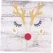 Didiseaon 10 Sets Glitter Outfit Cocktail Garnish Birthday Cake Topper Christmas Reindeer Cupcake Topper Christmas Toppers Antler Flash Plug-in Baking Paper Insert Card Child Top Hat - Buy Online on SooperMarket.com