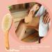2-Piece Natural Boar Bristle Body Brush Set for Dry Skin Exfoliation - Buy Online on SooperMarket.com