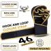 Beast Rage MMA Gloves for Men & Women - Adjustable Wrist Support Open Palm for Martial Arts Grappling and Sparring | S/M Gold - Buy Online on SooperMarket.com