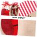 KOMBIUDA Party Snack Pouch 3 Pcs Christmas Storage Bag Candy Bags Holiday Treats Pouch Christmas Drawstring Bag Christmas Bag 30X18CM Assorted Color - Buy Online on SooperMarket.com
