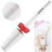PANA Nail Carbide 5 in 1 Bit - Dual Direction for Left and Right Handed Use - Fast Acrylic & Hard Gel Removal - 3/32 Shank - Manicure Nail Art Drill (Fine Silver) - Buy Online on SooperMarket.com