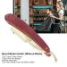Professional Stainless Steel Manual Bartklingen Holder for Men | Hairdressing Bar Cutter Rack with Beech Handle - Buy Online on SooperMarket.com