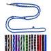 Dog linen small dogs up to 15 kg / double line 4-folded 2.40m / 2.80m / 3.50m Klein very light & robust (2.80m 4-fold adjustable Ocean (4 blue tones)) 2.80m 4 times adjustableOcean (4 blue tones)