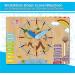 Woodywood Calendar Watch for Children - Bilingual Montessori Learning Clock in Wood - 30x30 cm - Teach Time Date & More Ideal Gift for Kids - Buy Online on SooperMarket.com