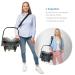 Reer 85021 Clip&Go Carry Strap for Baby Car Seats - Universal Ergonomic Black | International Shipping Available - Buy Online on SooperMarket.com
