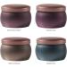 Cocorr na Fragrance Candles Gift Set - 4 Natural Soy Wax Aromatherapy Candles (Garden Rain Citrus Iron Herb Moroccan Amber Moss Pine) - Perfect Gifts for Men & Women - Buy Online on SooperMarket.com