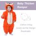 COOKY.D Baby Animal Hooded Winter Romper | 24-30 Months Fox Snowsuit Coat - Buy Online on SooperMarket.com
