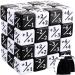 48 Pieces MTG Dice Counters Token Magic The Gathering Dice Set Creature Stats Buff Cube D6 Dice for CCG Card Card Games Accessory(Black, White)