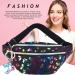 Buy Butterfly Print Black Belt Pocket for Girls | Waterproof Fashion Bunkbag with Keychain - Buy Online on SooperMarket.com