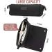 Portable Hair Tools Travel Bag & Heat Resistant Mat - Neoprene, Black | Organizer for Flat Irons, Straighteners, Curling Irons & Accessories - Buy Online on SooperMarket.com