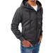 Men's Anime Hoodie - Slim Fit Long Sleeve Zip-up Sweatshirt - Grey, Medium - Buy Online on SooperMarket.com