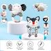 Shop Ballery 2-Piece Baby Rattles | Soft Plush Toys for 0-6 Months | Perfect Gripping & Rattling Fun - Buy Online on SooperMarket.com