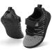 JOINFREE Baby Sneakers Toddler Shoes Soft Anti-Slip Sole Newborn First Walkers Infant Toddler Breathable Athletic Running Shoes 6-12 Months Grey