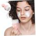 HAPINARY 1pc Cleansing Brush Portable Cosmetic Brush Simple Face Brush Beauty Face Brush Silicone Blackhead Brush Face Scrubbers Pink The Face Artificial Fiber Wool Washbasin - Buy Online on SooperMarket.com